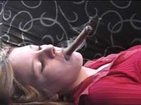 Angie and Sister - Cigars!