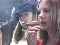 Angie and Sister Cigar!