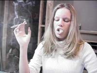 Angie and Sister - Cigars!