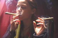 Delphine and Friends - Cigars!